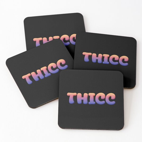 Item preview, Thicc in Sunset Gradient    designed and sold by Memes N Lore .
