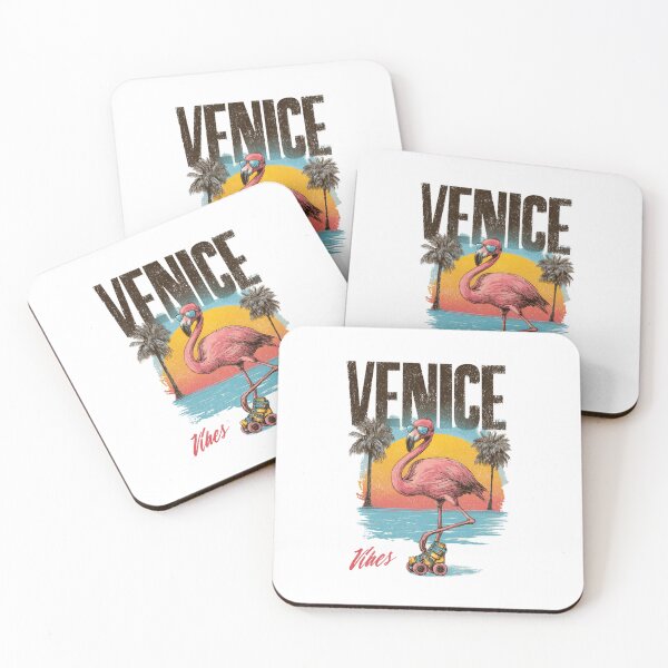 Item preview, Venice Beach Rollerskates Flamingo designed and sold by Blurbean.