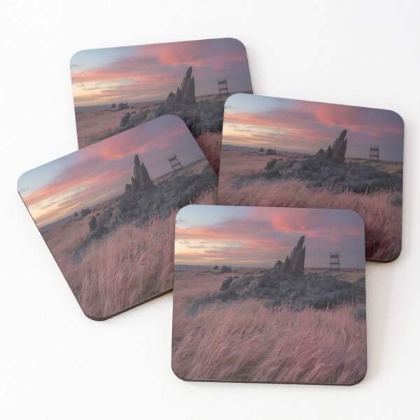 Item preview, Autumn twilight with rock formations  designed and sold by SilentSpirits.