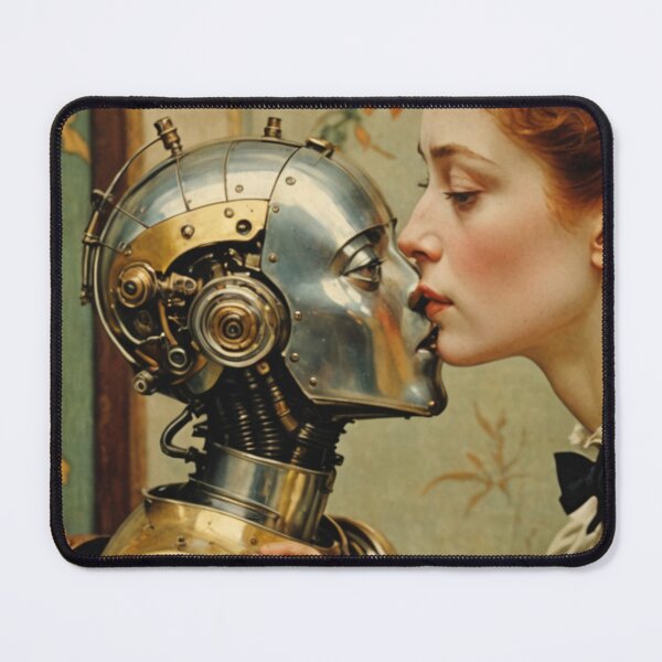 Item preview, Robot Love Art Illustrations from the 1800s designed and sold by NickWhittleArt.