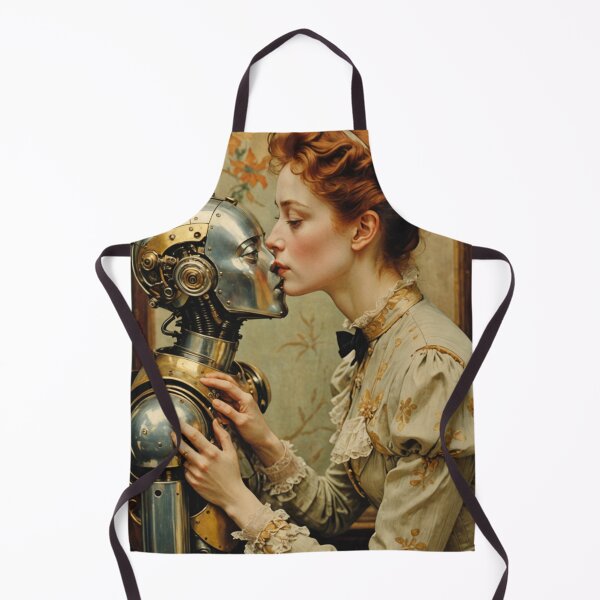 Item preview, Robot Love Art Illustrations from the 1800s designed and sold by NickWhittleArt.