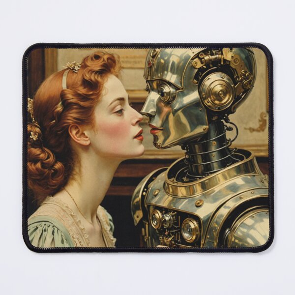 Item preview, Robot Love Art Illustrations from the 1800s designed and sold by NickWhittleArt.
