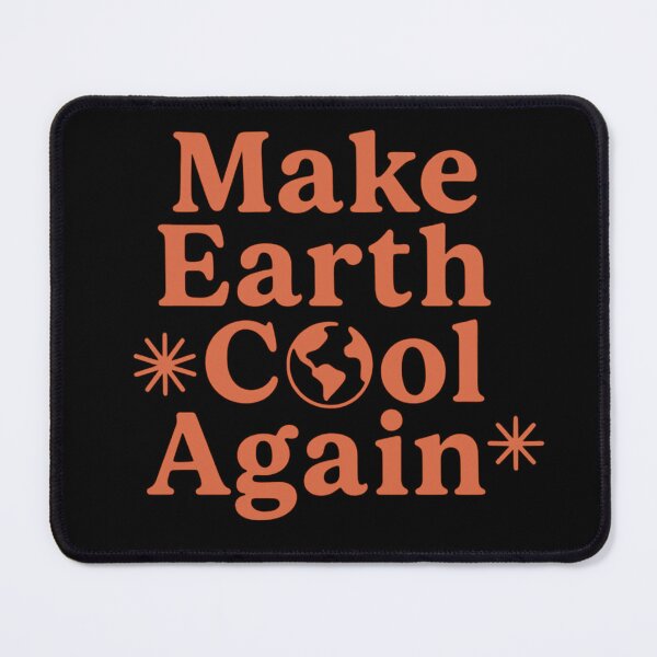 Item preview, Make Earth Cool Again – Retro Climate Change Awareness Design designed and sold by ThaliaMoon.