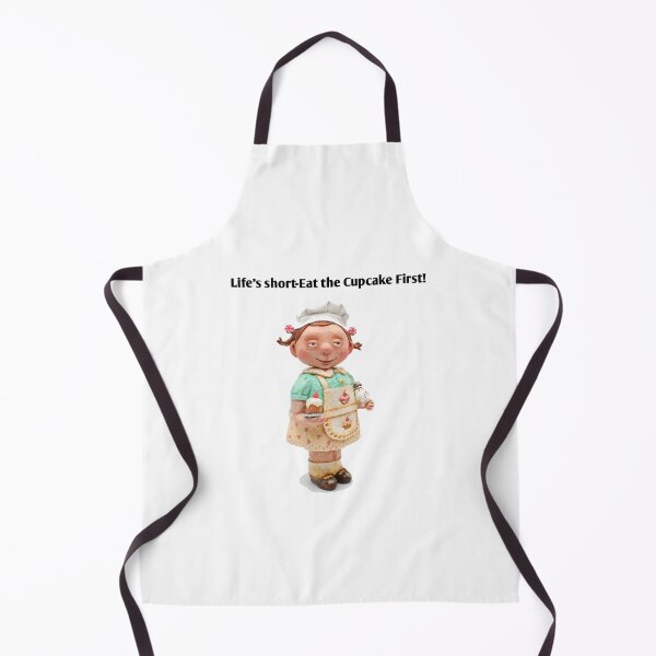 Item preview, "Sweetie the Cupcake Chef – Handmade Whimsical Art Doll" designed and sold by NatalieVerveArt.