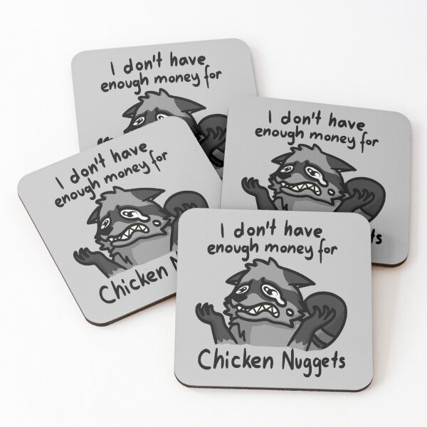 Item preview, Nuggies Raccoon designed and sold by Tamgelika.