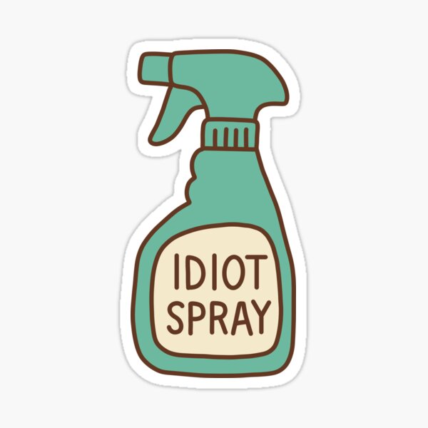 Aperçu de l'œuvre Bouteille de pulvérisation idiote créée et vendue par Inspiredbydavina.