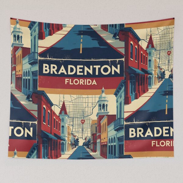 Item preview, Bradenton Florida 1950s USA Vintage Travel Tourism designed and sold by TravelersGems.