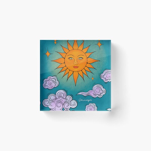 Item preview, Whimsy Sun and Clouds  designed and sold by thewhimsyash.
