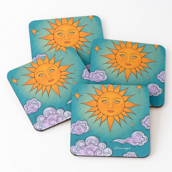 Item preview, Whimsy Sun and Clouds  designed and sold by thewhimsyash.