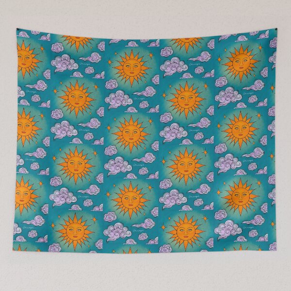 Item preview, Whimsy Sun and Clouds  designed and sold by thewhimsyash.