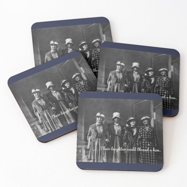 Item preview, Their Laughter Could Thread a Hem” – Vintage Women’s Portrait designed and sold by Dynahgrl.