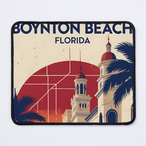 Item preview, Boynton Beach Florida 1950s USA Vintage Travel Tourism designed and sold by TravelersGems.