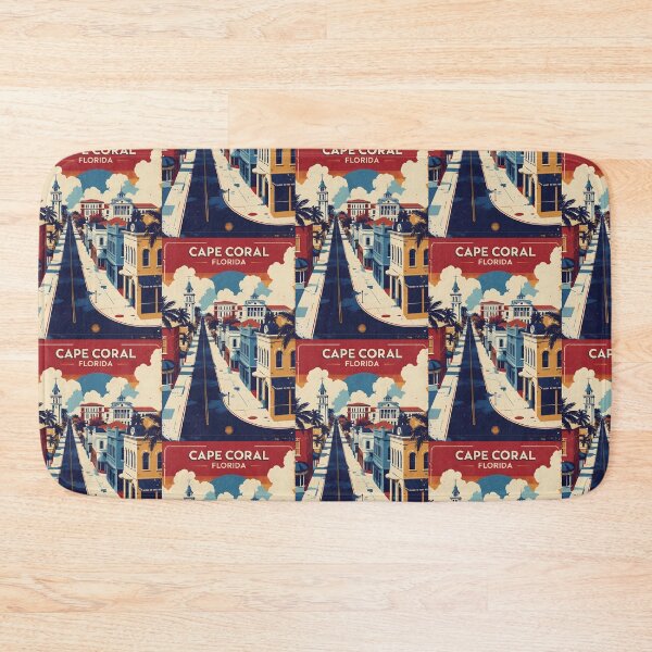 Item preview, Cape Coral Florida 1950s USA Vintage Travel Tourism designed and sold by TravelersGems.
