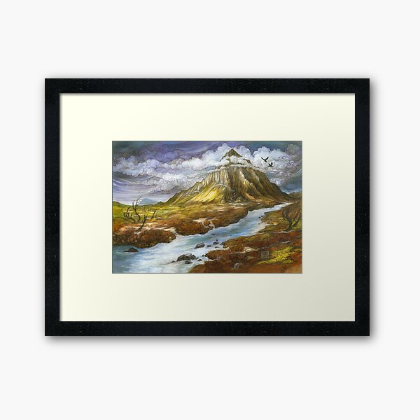 Item preview, Lonely Mountain (borderless) designed and sold by BohemianWeasel.