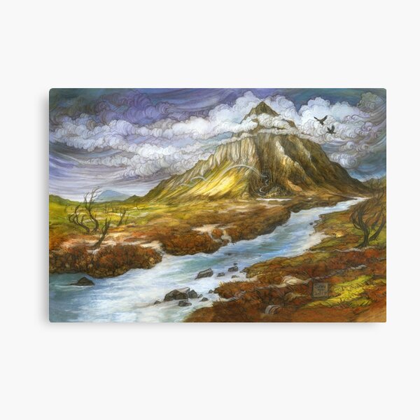 Item preview, Lonely Mountain (borderless) designed and sold by BohemianWeasel.