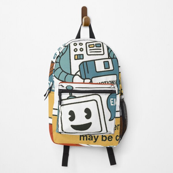 Item preview, Error Installing Emotions – Funny Retro Robot Mental Health Glitch Poster designed and sold by WeaveWhimsy.