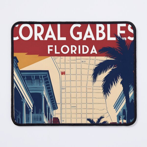 Item preview, Coral Gables Florida 1950s USA Vintage Travel Tourism designed and sold by TravelersGems.