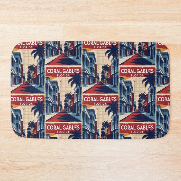Item preview, Coral Gables Florida 1950s USA Vintage Travel Tourism designed and sold by TravelersGems.