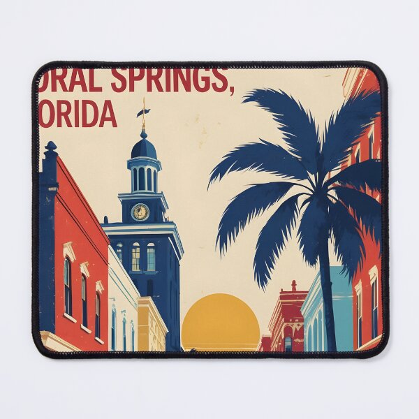 Item preview, Coral Springs Florida 1950s USA Vintage Travel Tourism designed and sold by TravelersGems.