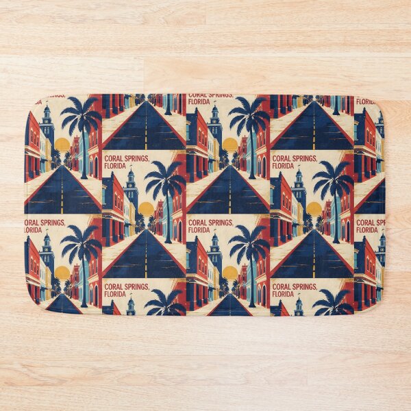 Item preview, Coral Springs Florida 1950s USA Vintage Travel Tourism designed and sold by TravelersGems.