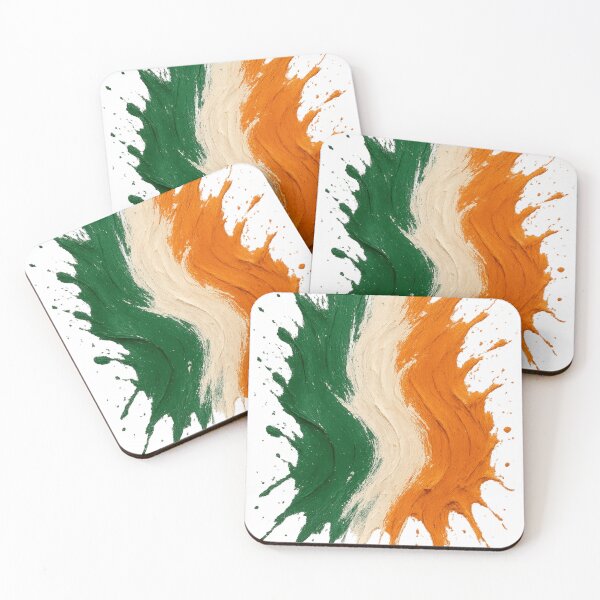 Item preview, Irish Tricolour Splash Design designed and sold by Everything Éire.