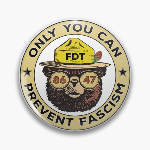 Item preview, Only You Can Prevent Fascism National Park Resist Bear Anti-Trump 8647 designed and sold by MisterrAB.