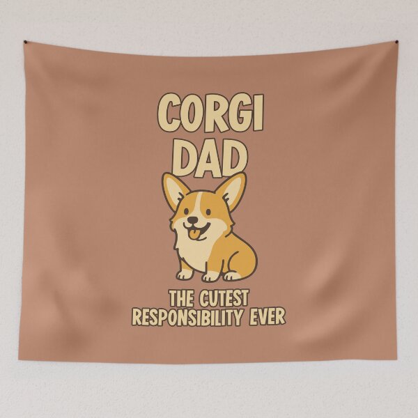 Item preview, Corgi Dad – The Cutest Responsibility Ever | Funny Dog Owner Gift designed and sold by TeeLabDesign.