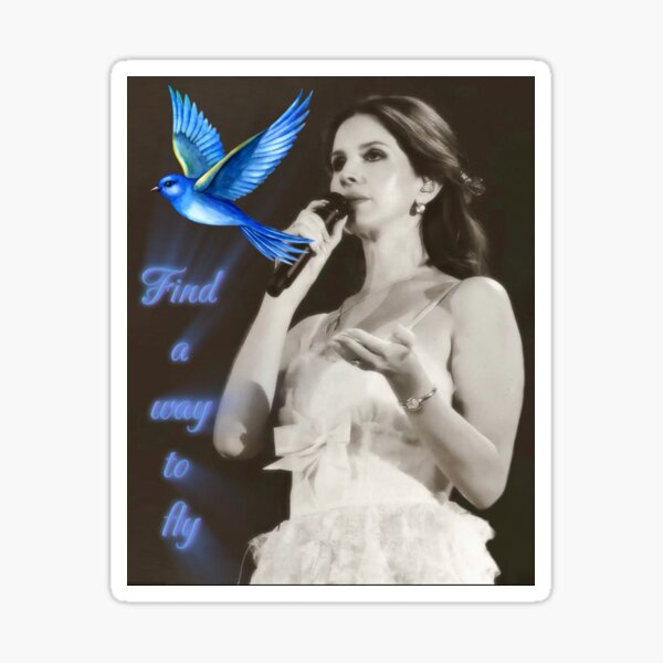 Item preview, Lana Del Rey - Bluebird designed and sold by Made By Moonbeam.