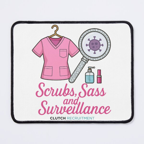 Item preview, Scrubs, Sass, and Surveillance designed and sold by clutchREC.