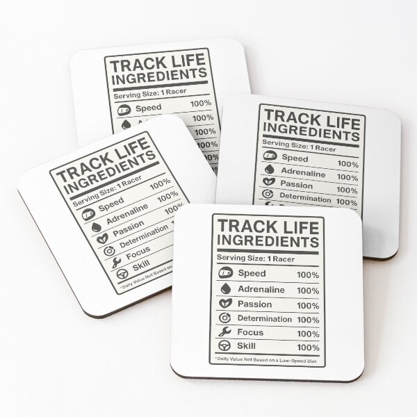 Item preview, Track Life Ingredients!  designed and sold by Juiced Up Racing Co. .