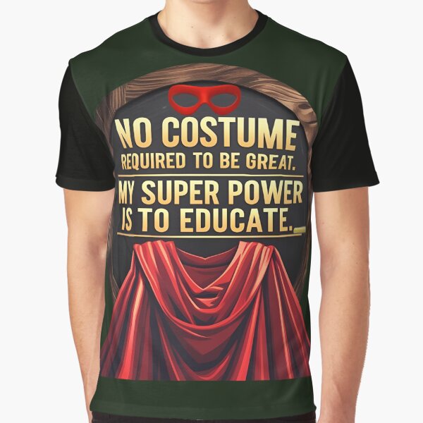Item preview, Educators Are Superheroes designed and sold by ThreadNSnuggle.