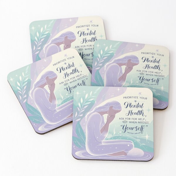 Item preview, Prioritize your Mental Health designed and sold by Nature's Palette.