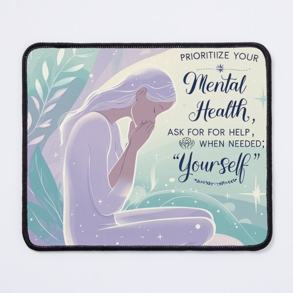 Item preview, Prioritize your Mental Health designed and sold by Nature's Palette.