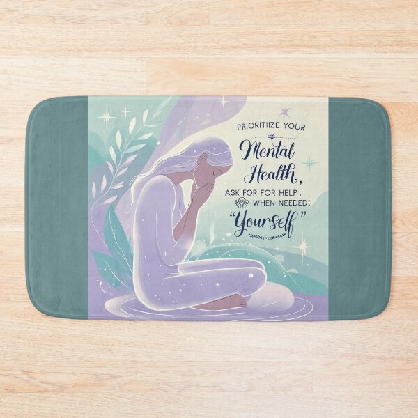 Item preview, Prioritize your Mental Health designed and sold by Nature's Palette.