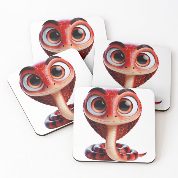 Item preview, Adorable Red Spitting Cobra designed and sold by Sillytoe.