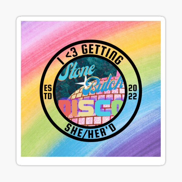 Item preview, She/her pronouns SBD designed and sold by Stone Butch Disco.