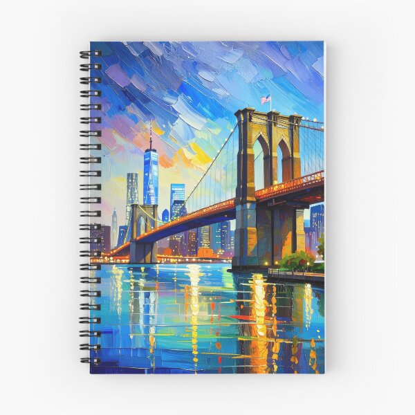 Item preview, New York Brooklyn Bridge designed and sold by ArtFactoryAI.