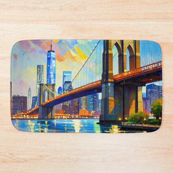 Item preview, New York Brooklyn Bridge designed and sold by ArtFactoryAI.