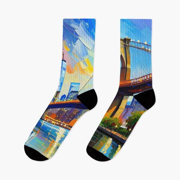Item preview, New York Brooklyn Bridge designed and sold by ArtFactoryAI.