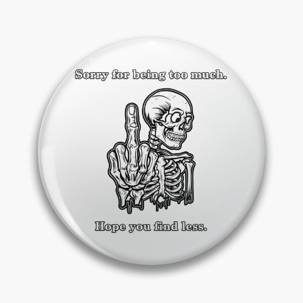 Item preview, Sorry for being too much. Hope you find less. - White skeleton & lettering designed and sold by JadeRyder.