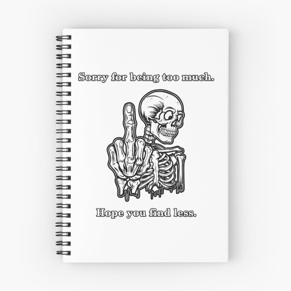 Item preview, Sorry for being too much. Hope you find less. - White skeleton & lettering designed and sold by JadeRyder.