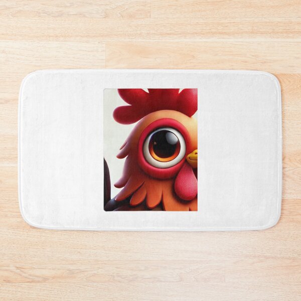Item preview, Redcap Chicken Close-Up Portrait designed and sold by Sillytoe.