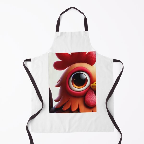 Item preview, Redcap Chicken Close-Up Portrait designed and sold by Sillytoe.