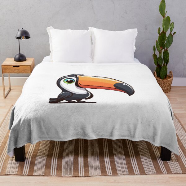 Item preview, Oversized Beak Toucan – Whimsical Cartoon Animal designed and sold by Confuzz1ed.