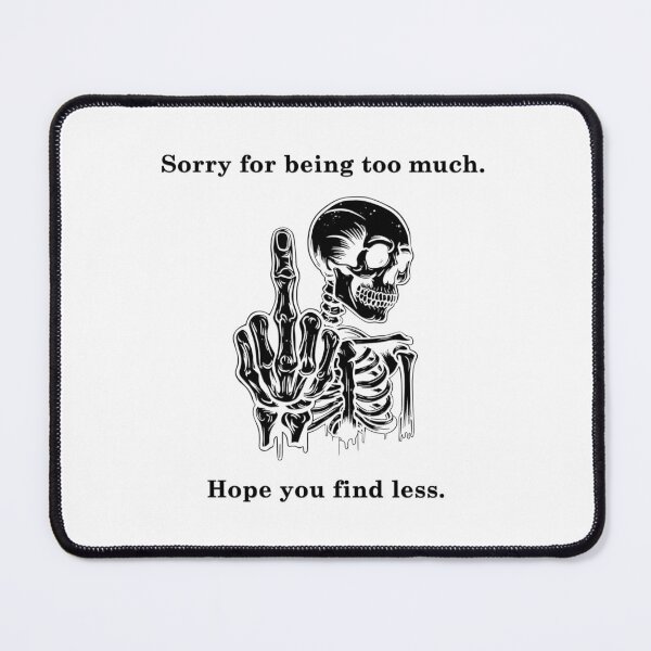 Item preview, Sorry for being too much. Hope you find less. - Black skeleton & lettering designed and sold by JadeRyder.