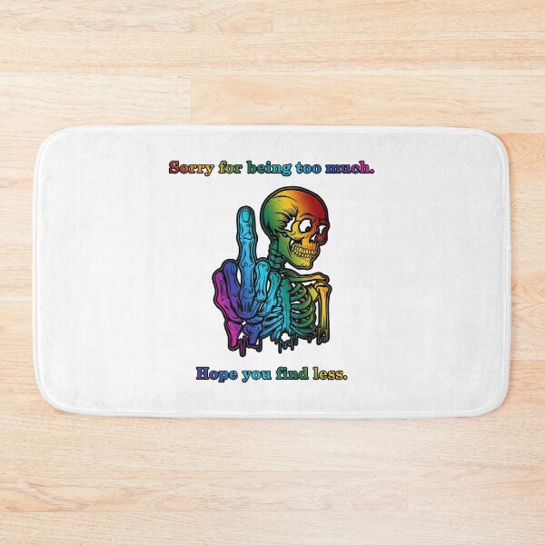 Item preview, Sorry for being too much. Hope you find less. - Rainbow skeleton & lettering designed and sold by JadeRyder.
