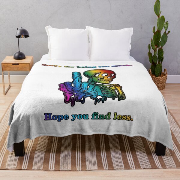 Item preview, Sorry for being too much. Hope you find less. - Rainbow skeleton & lettering designed and sold by JadeRyder.