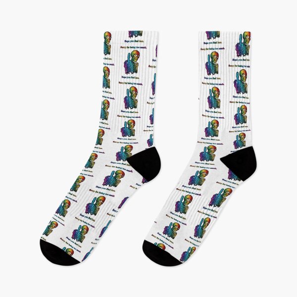Item preview, Sorry for being too much. Hope you find less. - Rainbow skeleton & lettering designed and sold by JadeRyder.