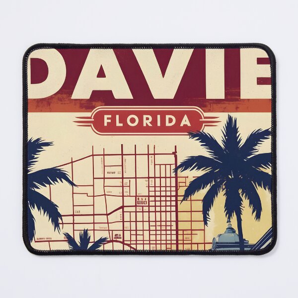 Item preview, Davie Florida 1950s USA Vintage Travel Tourism designed and sold by TravelersGems.