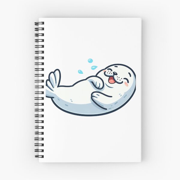 Item preview, Happy Cartoon Seal – Minimal Vector Animal designed and sold by Confuzz1ed.